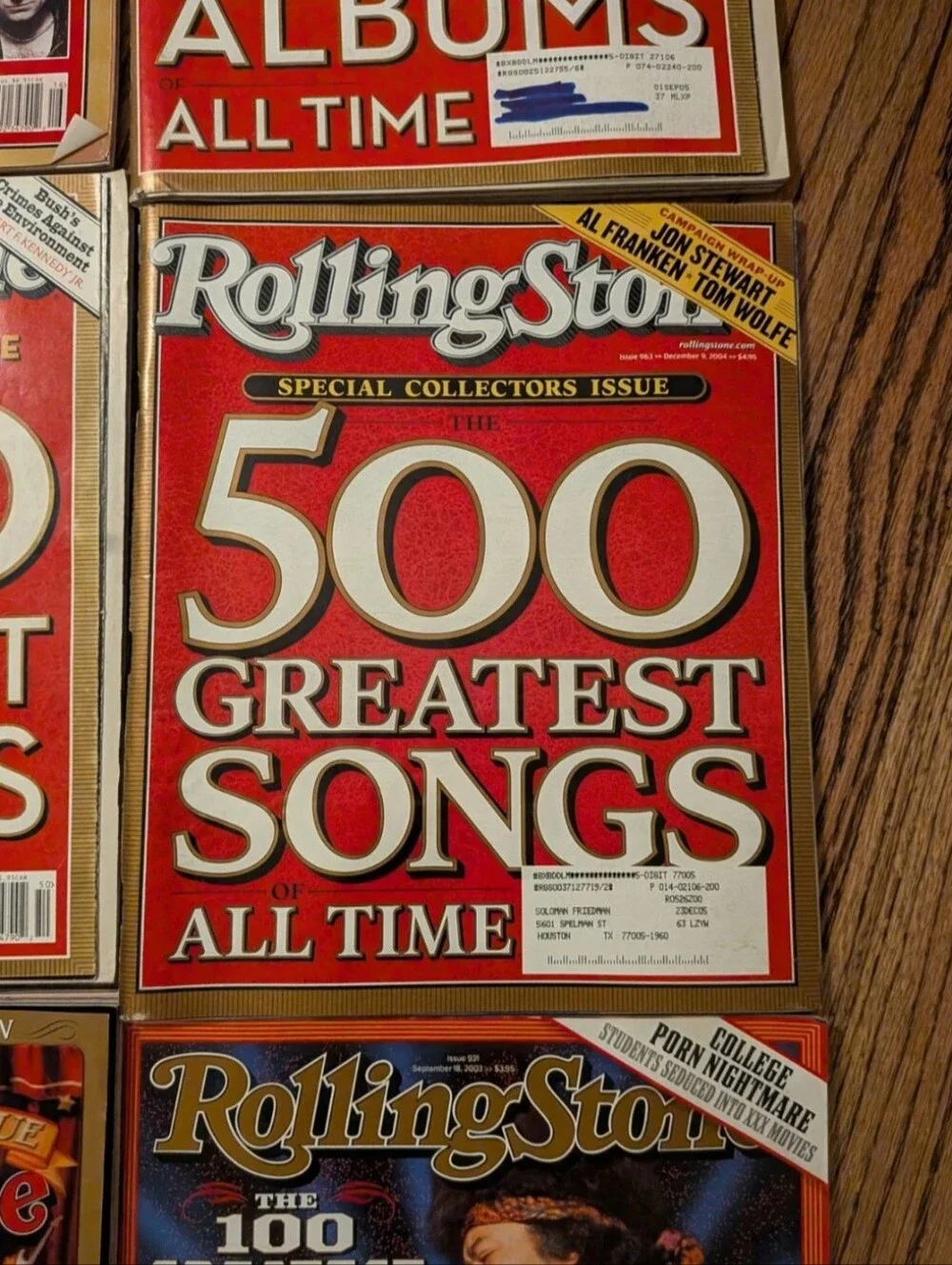 LOT 12 Rolling Stone Magazines- Best Of & Collector's Issues!